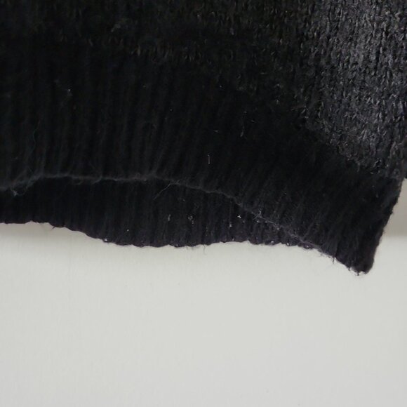 MOUSSY | Crewneck Sweater Ombre Gray Sz L - Picture 4 of 5